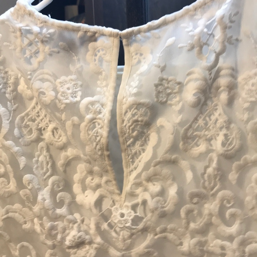 French connection white lace dress. Worn once. - Picture 6 of 7